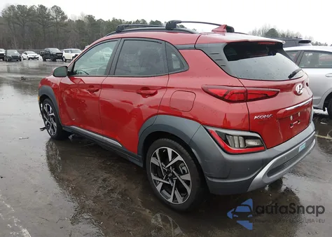 2022 Hyundai Kona Limited z USA, uszkodzony, nr VIN KM8K53A30NU788892